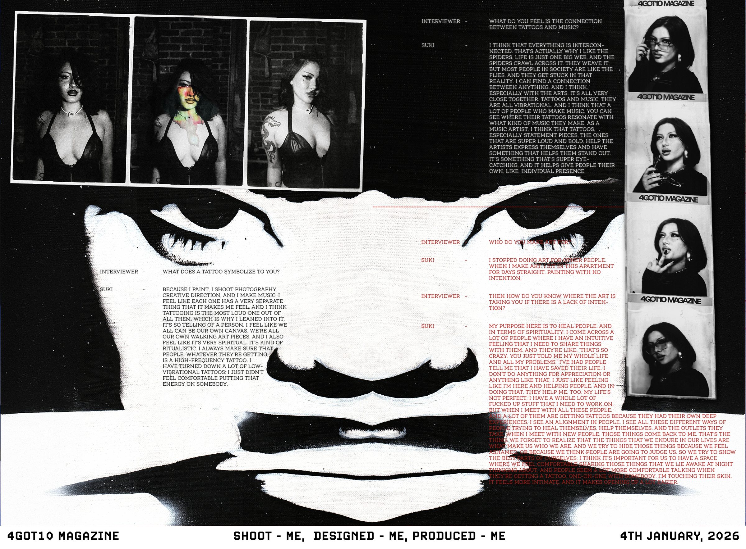 4GOT10 MAGAZINE + INTERVIEW