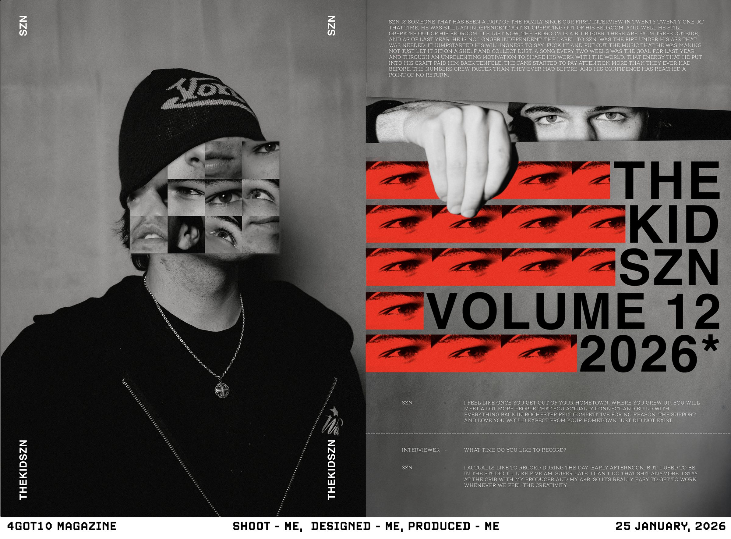 4GOT10 MAGAZINE + THE KID + 25 JAN 2026