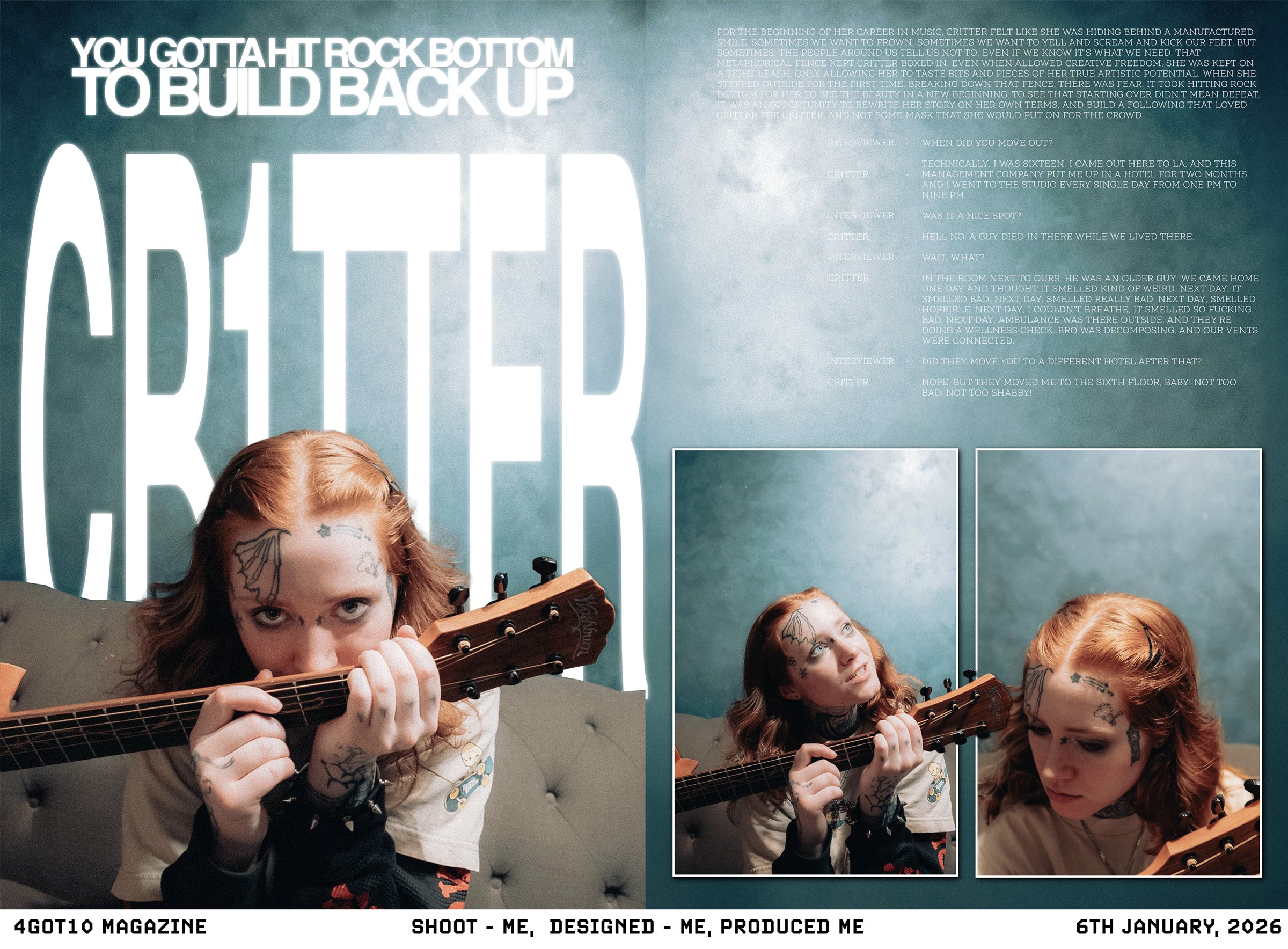 4GOT10 MAGAZINE + CRITTER + VOL. 12