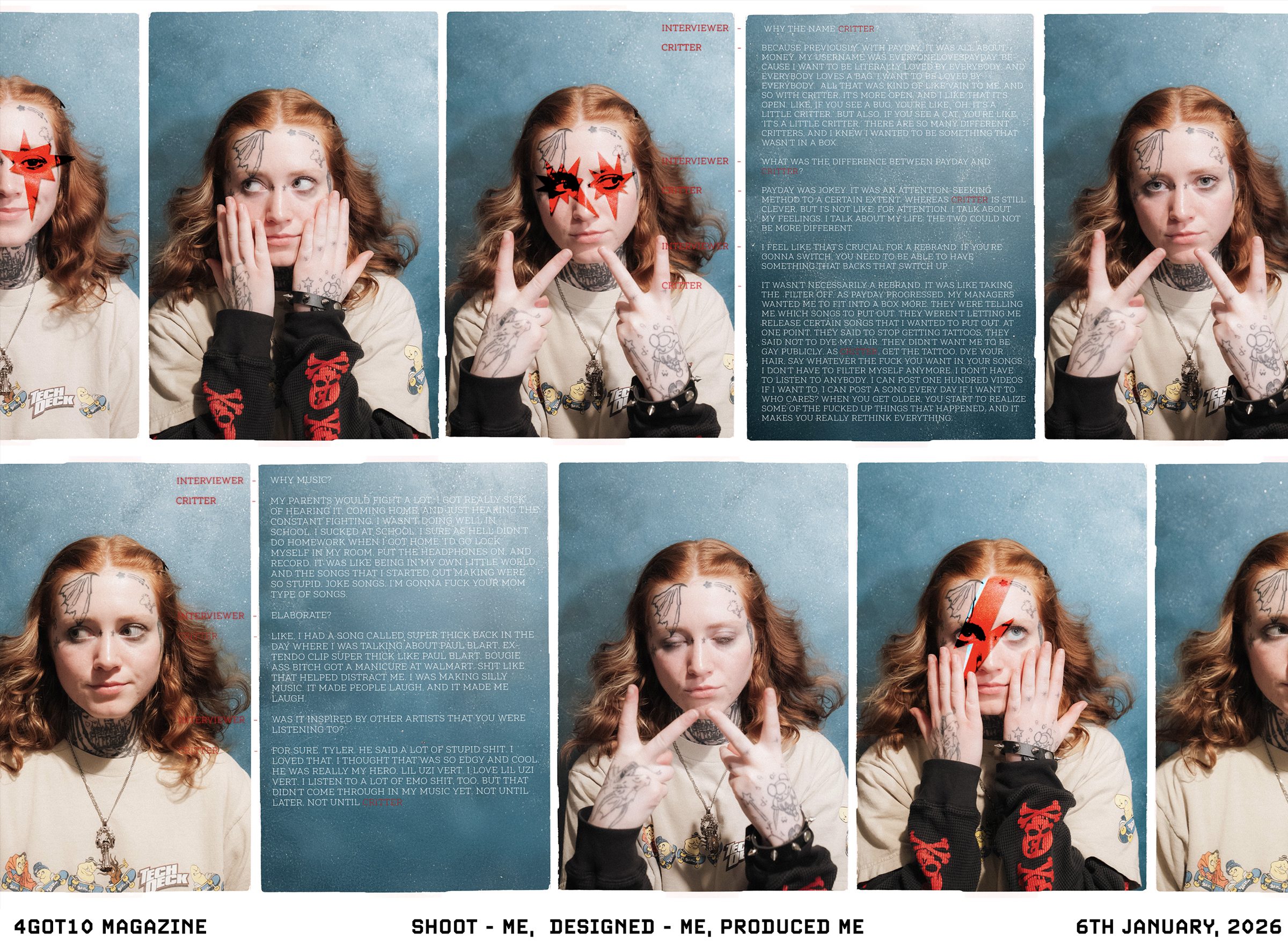4GOT10 MAGAZINE + CRITTER + VOL. 12